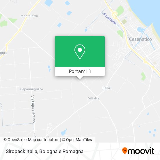 Mappa Siropack Italia