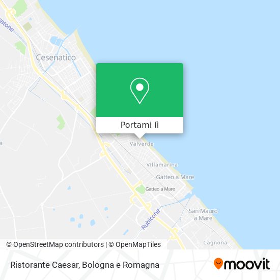 Mappa Ristorante Caesar