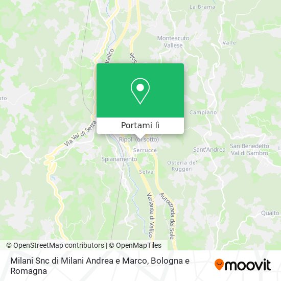 Mappa Milani Snc di Milani Andrea e Marco