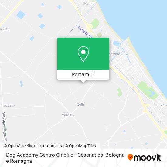 Mappa Dog Academy Centro Cinofilo - Cesenatico