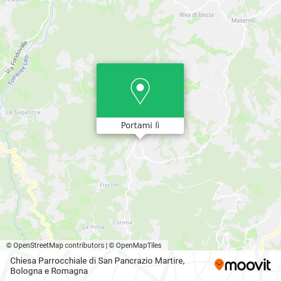 Mappa Chiesa Parrocchiale di San Pancrazio Martire