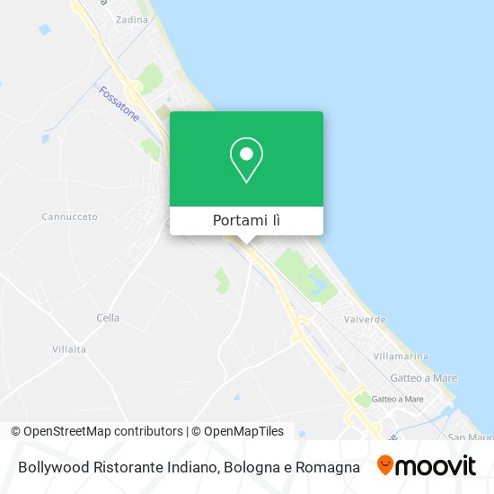 Mappa Bollywood Ristorante Indiano