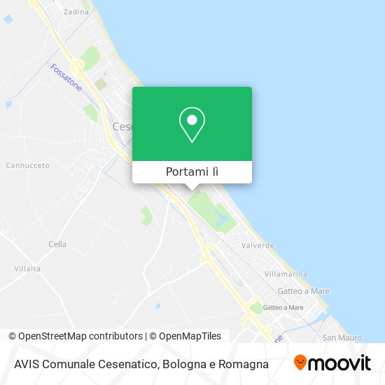 Mappa AVIS Comunale Cesenatico