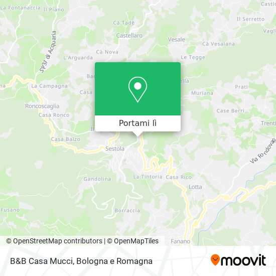 Mappa B&B Casa Mucci