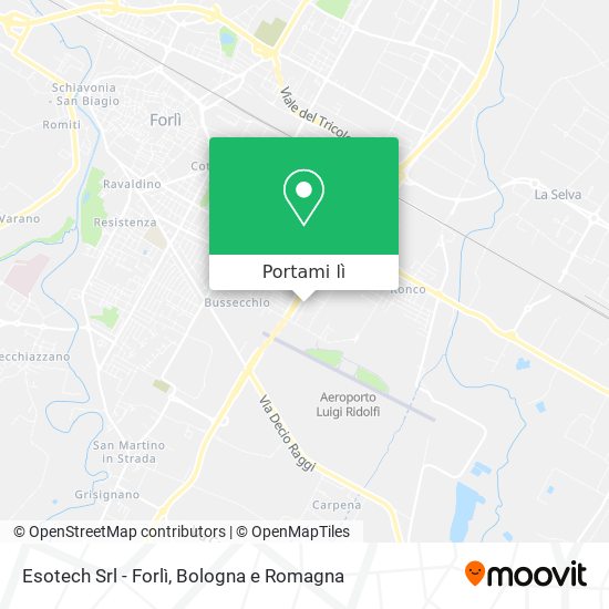 Mappa Esotech Srl - Forlì
