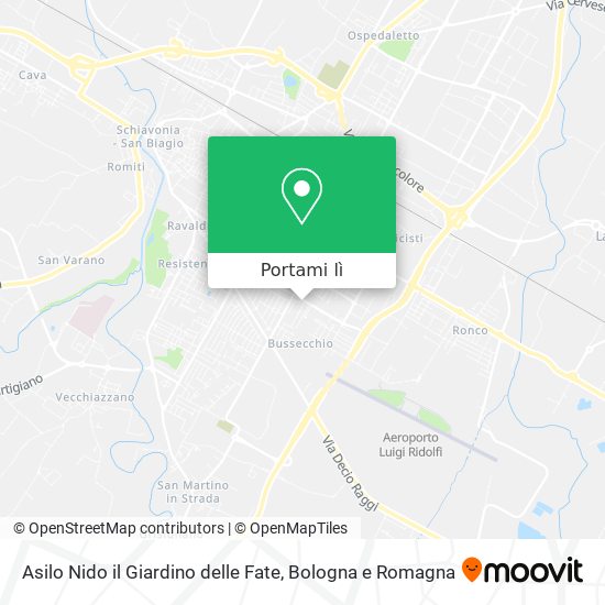 Mappa Asilo Nido il Giardino delle Fate