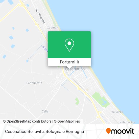 Mappa Cesenatico Bellavita