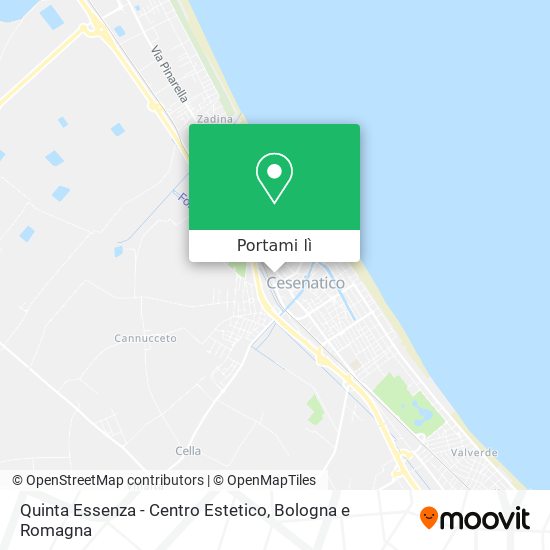 Mappa Quinta Essenza - Centro Estetico
