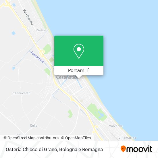 Mappa Osteria Chicco di Grano