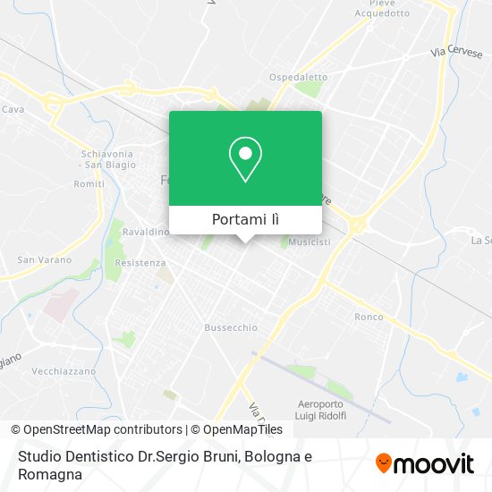 Mappa Studio Dentistico Dr.Sergio Bruni