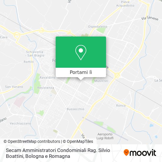 Mappa Secam Amministratori Condominiali Rag. Silvio Boattini