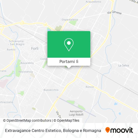 Mappa Extravagance Centro Estetico