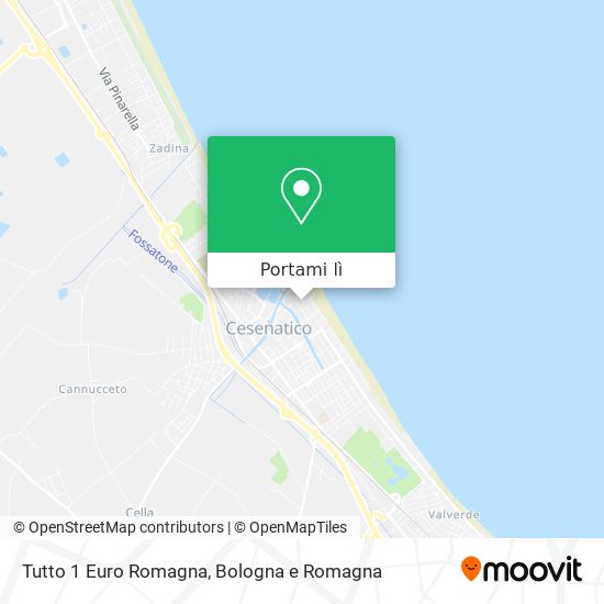 Mappa Tutto 1 Euro Romagna