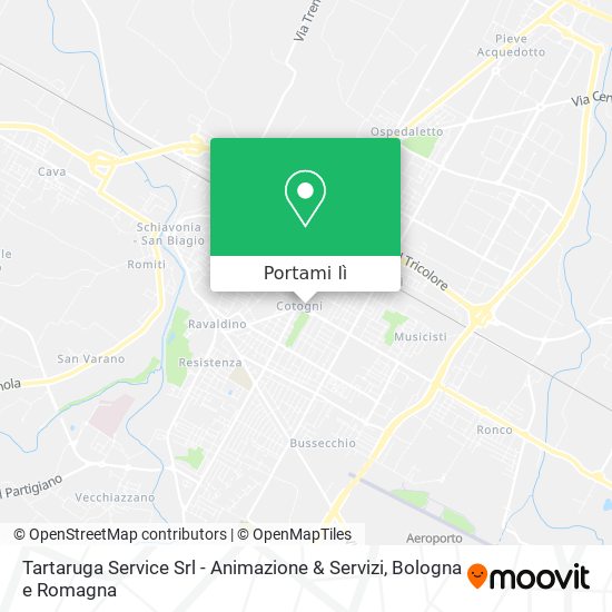 Mappa Tartaruga Service Srl - Animazione & Servizi
