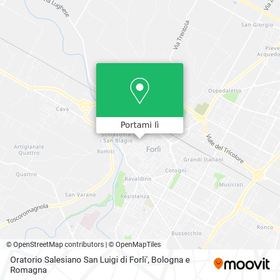 Mappa Oratorio Salesiano San Luigi di Forli'