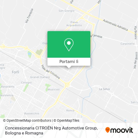 Mappa Concessionaria CITROËN Nrg Automotive Group