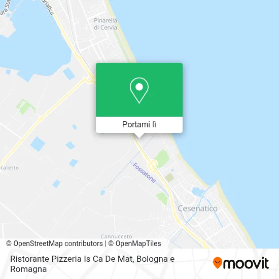 Mappa Ristorante Pizzeria Is Ca De Mat