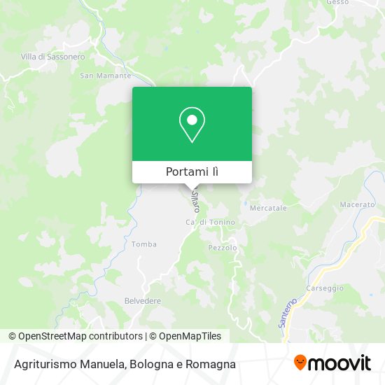 Mappa Agriturismo Manuela