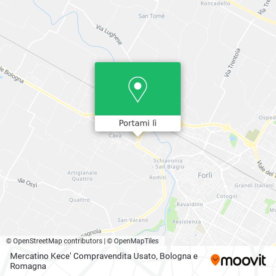 Mappa Mercatino Kece' Compravendita Usato