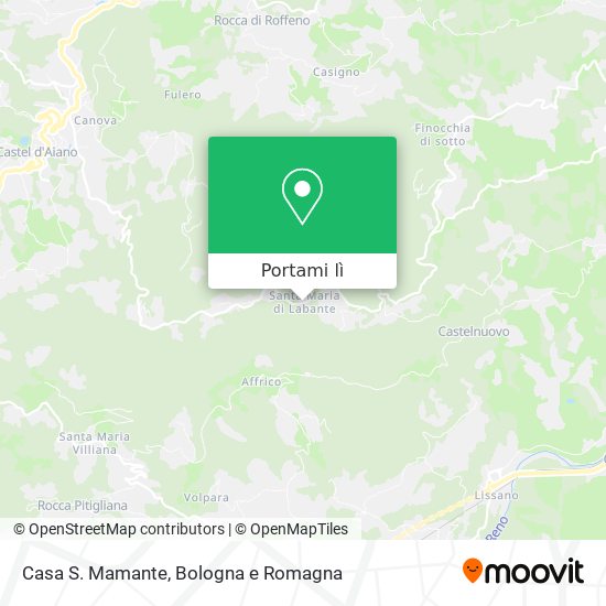 Mappa Casa S. Mamante