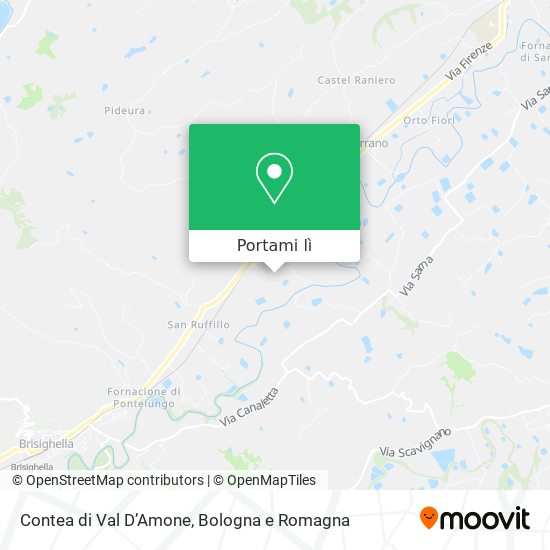 Mappa Contea di Val D’Amone