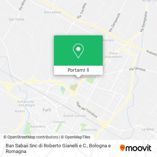 Mappa Ban Sabaii Snc di Roberto Gianelli e C.