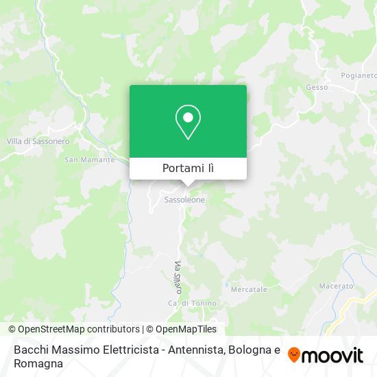 Mappa Bacchi Massimo Elettricista - Antennista
