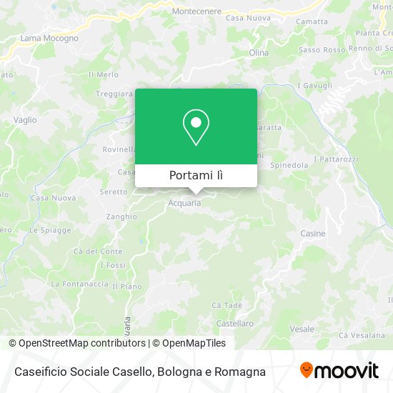 Mappa Caseificio Sociale Casello