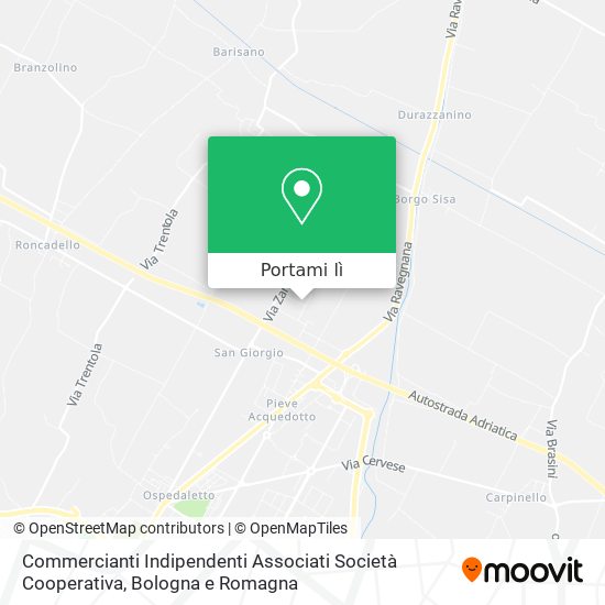 Mappa Commercianti Indipendenti Associati Società Cooperativa