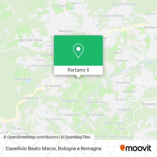 Mappa Caseificio Beato Marco