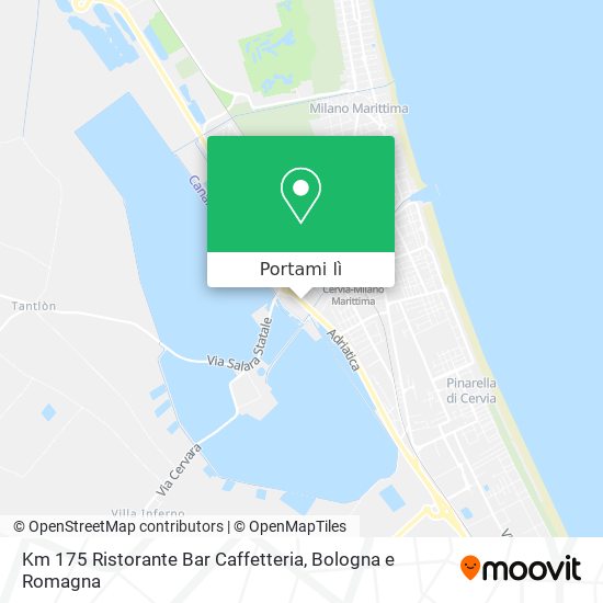Mappa Km 175 Ristorante Bar Caffetteria