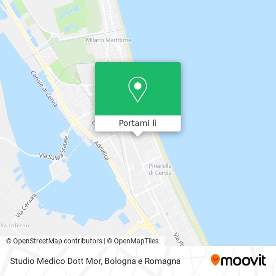 Mappa Studio Medico Dott Mor