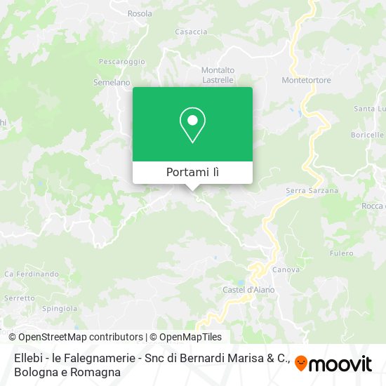 Mappa Ellebi - le Falegnamerie - Snc di Bernardi Marisa & C.