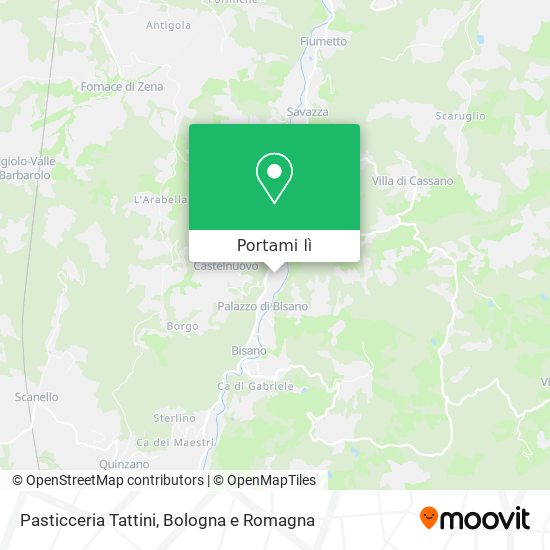 Mappa Pasticceria Tattini