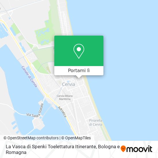 Mappa La Vasca di Spenki Toelettatura Itinerante