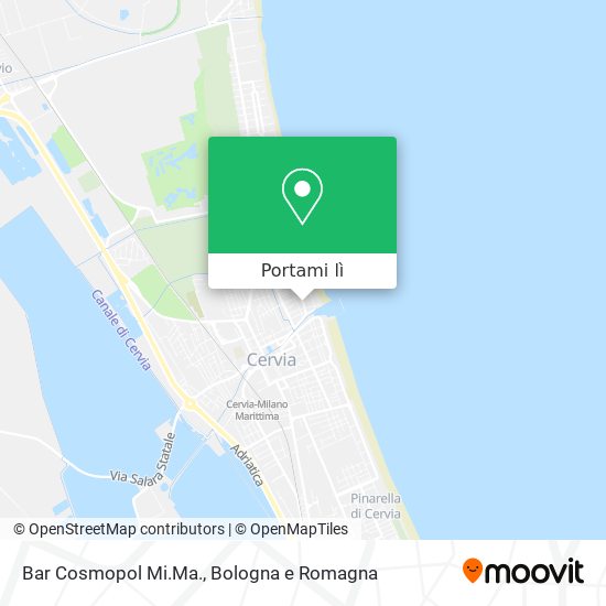 Mappa Bar Cosmopol Mi.Ma.