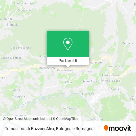 Mappa Temaclima di Bazzani Alex