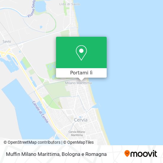 Mappa Muffin Milano Marittima