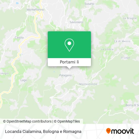 Mappa Locanda Cialamina