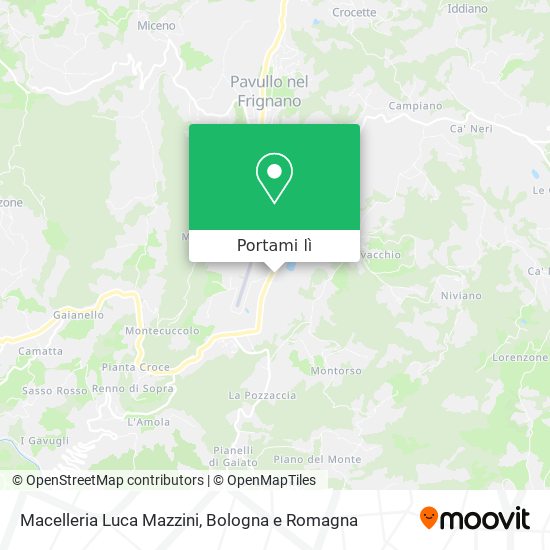 Mappa Macelleria Luca Mazzini