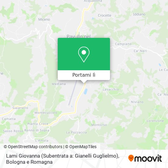 Mappa Lami Giovanna (Subentrata a: Gianelli Guglielmo)