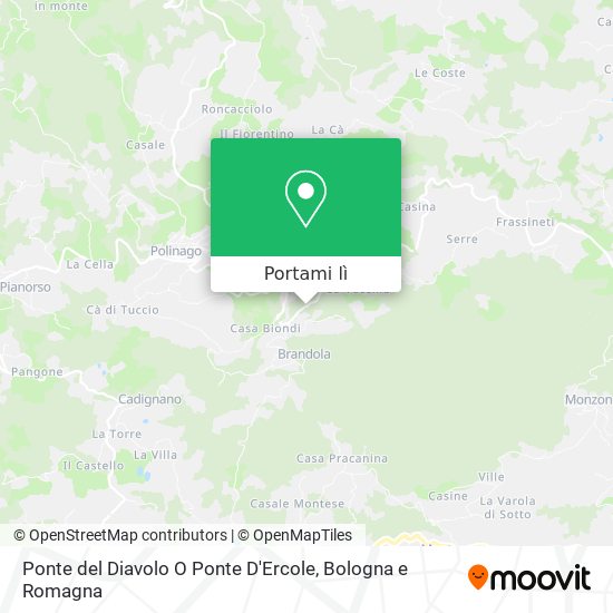 Mappa Ponte del Diavolo O Ponte D'Ercole