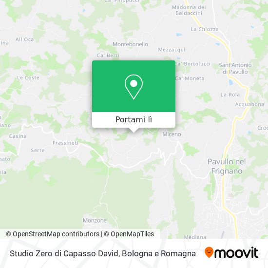 Mappa Studio Zero di Capasso David