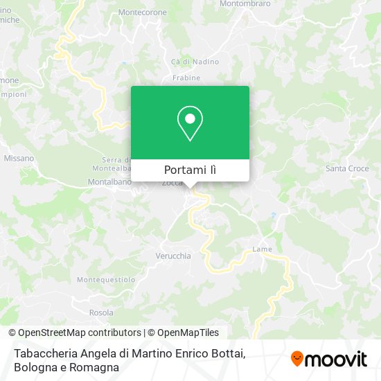 Mappa Tabaccheria Angela di Martino Enrico Bottai