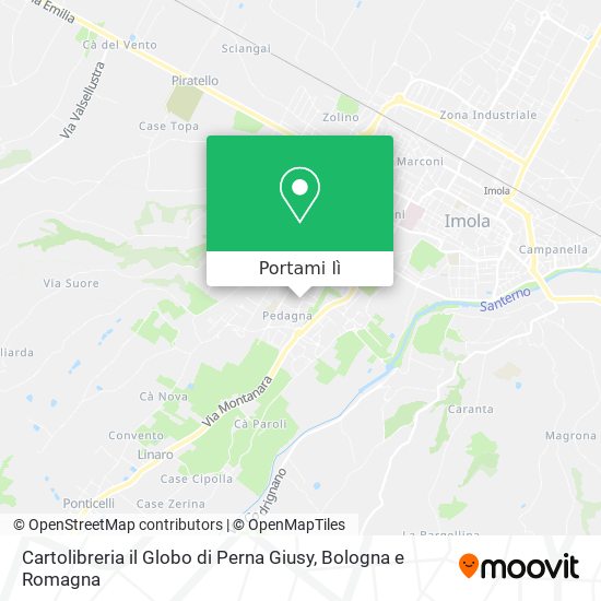 Mappa Cartolibreria il Globo di Perna Giusy