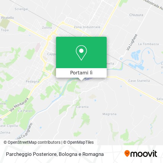 Mappa Parcheggio Posteriore