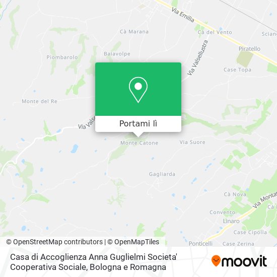 Mappa Casa di Accoglienza Anna Guglielmi Societa' Cooperativa Sociale