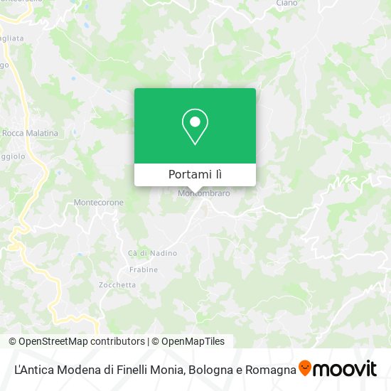 Mappa L'Antica Modena di Finelli Monia