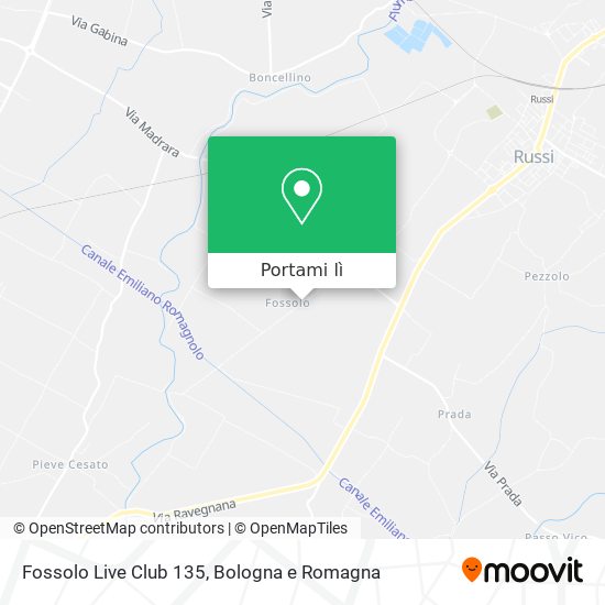 Mappa Fossolo Live Club 135