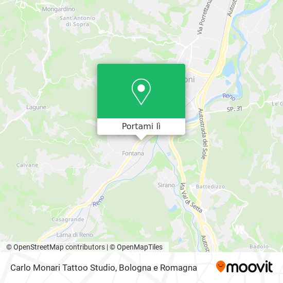 Mappa Carlo Monari Tattoo Studio